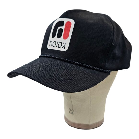 Holox Welding Logo Rope Braid Snapback Cap Trucker Vintage Hat Baseball Mohrs - Picture 3 of 13
